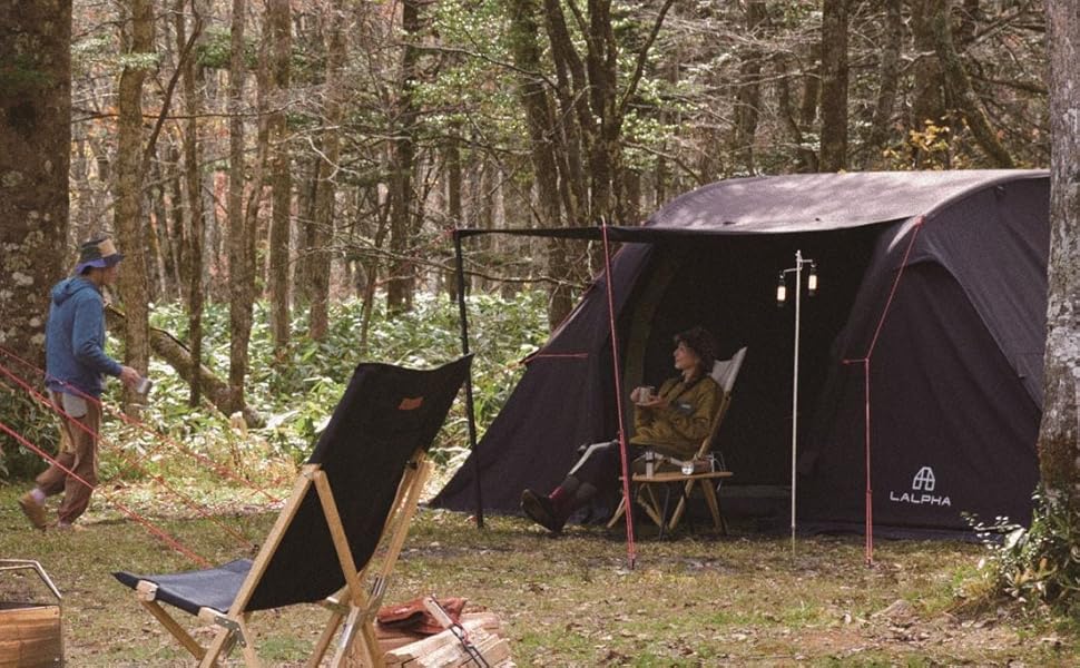 Amazon.co.jp: LALPHA (ラルファ) テント ジオエア TC BK エアーテント