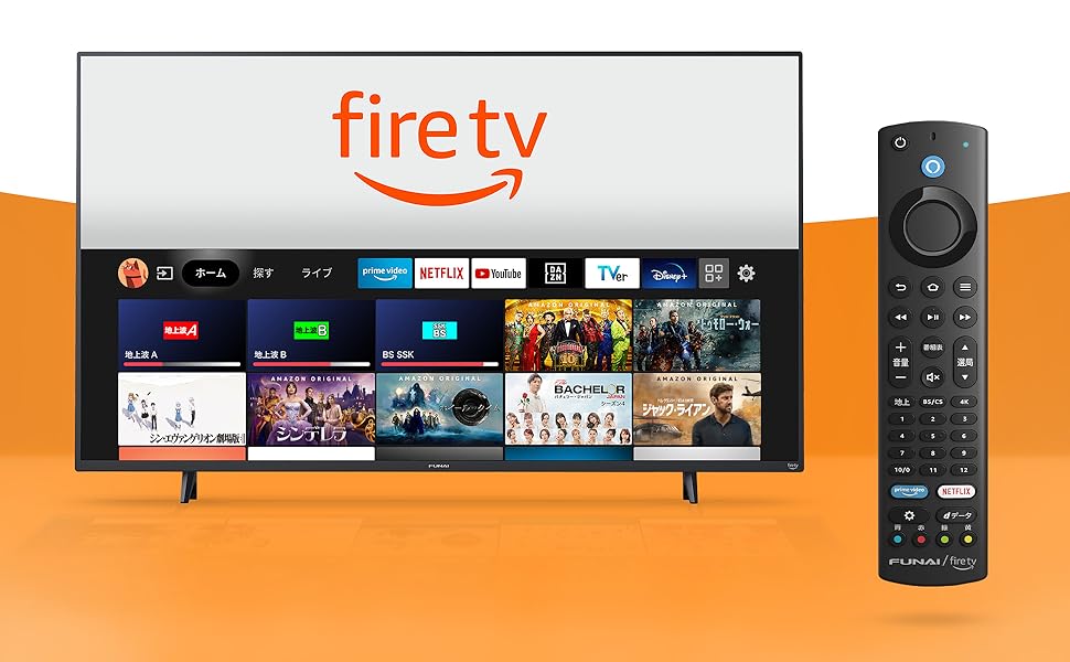 Amazon.co.jp: FUNAI Fire TV搭載スマートテレビ フナイ 32V型 液晶