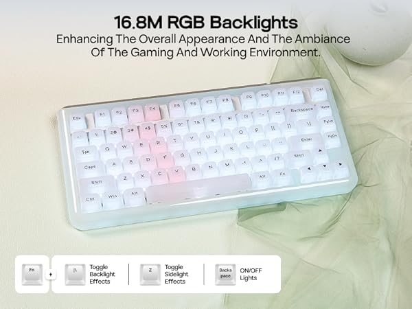 Amazon | KiiBOOM Jade75 75% CNC+UV樹脂成型 ワイヤレスメカニカル