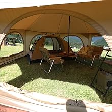 Amazon | DOD(ディーオーディー) タケノコテント2 【8人まで就寝可能な