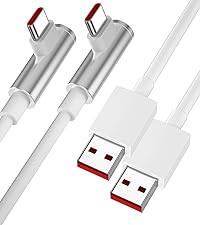 Amazon.co.jp: 120W USB-C ケーブル L字型 1M2本 対応Xiaomiターボ