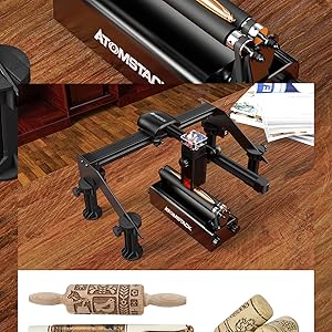 Amazon | ATOMSTACK P7 M40レーザー彫刻機、カッター、40W、ポータブル