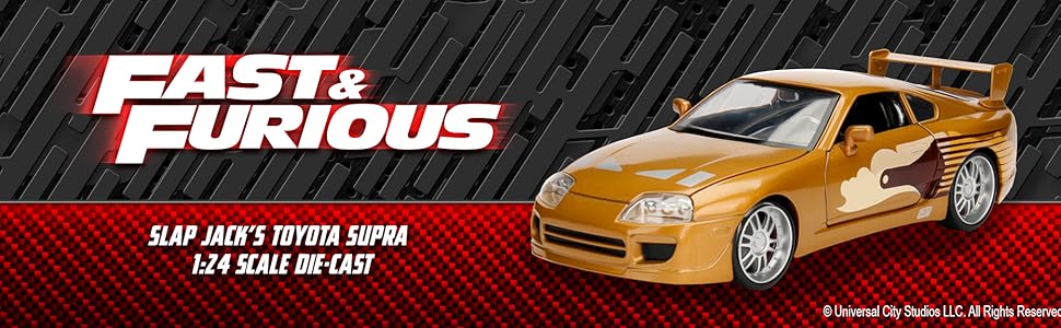 Amazon.com: Fast & Furious 1:24 Slap Jack's Toyota Supra Die-cast