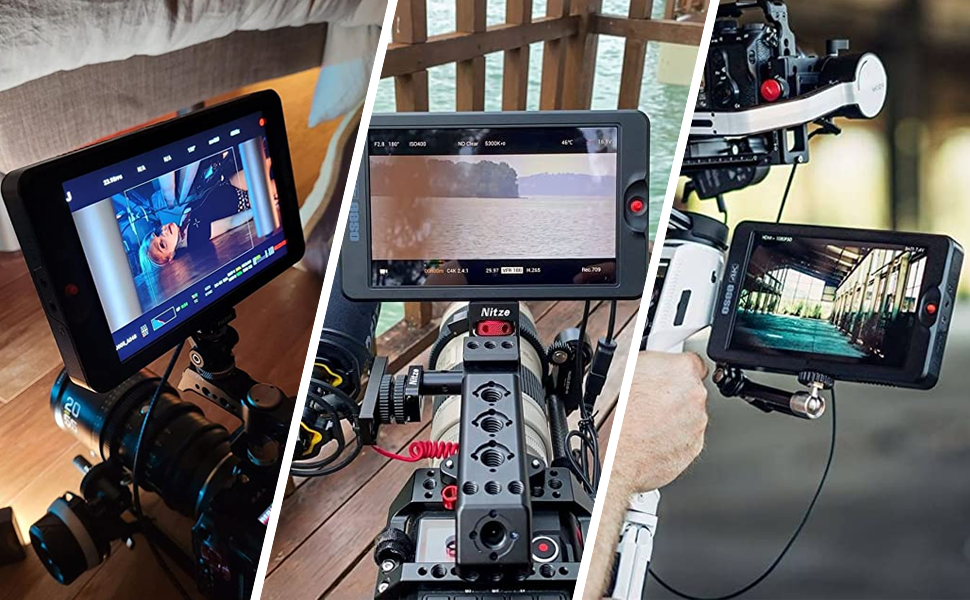 Amazon | OSEE G7 カメラモニター ビデオモニター 7インチ3000nits 超