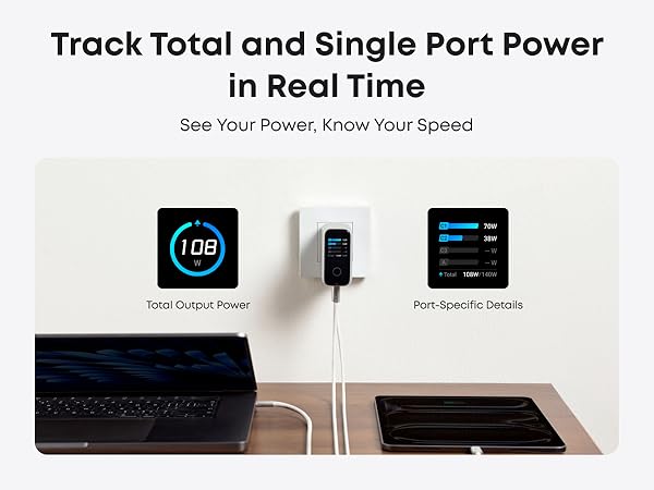 Amazon.com: Anker Laptop Charger, 140W Max 4-Port GaN USB C