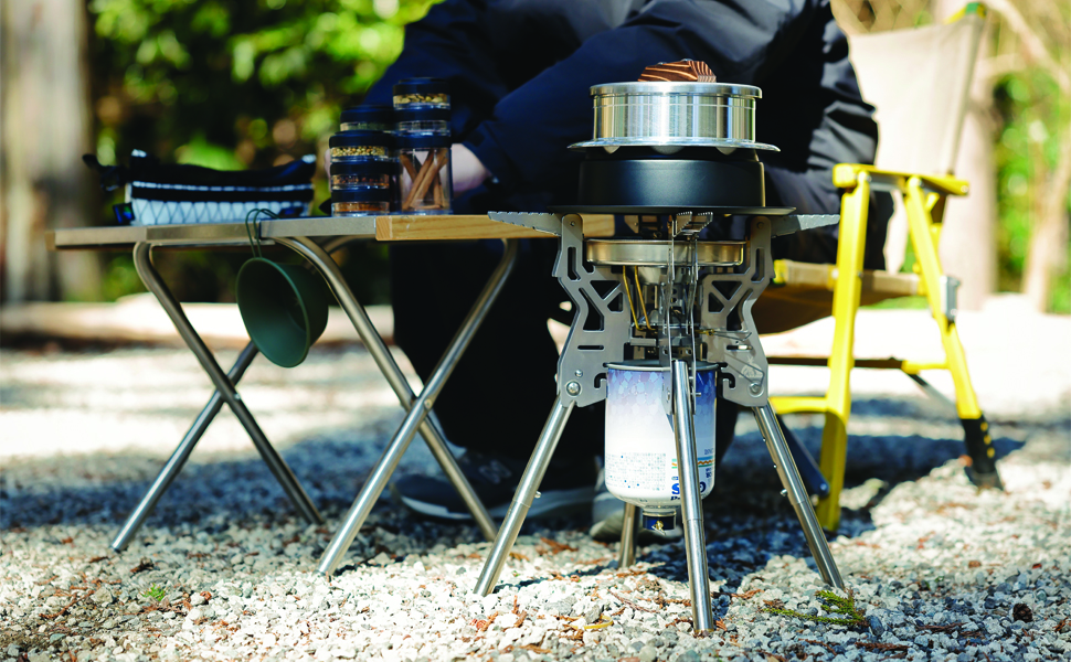 Amazon | ＆MARKHOR パワーバーナー TL61-1SPS 屋外専用 折りたたみ式