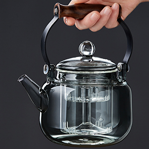 Amazon | ポカロティー 耐熱ガラスティーポット 透明やかん 900ml 上手