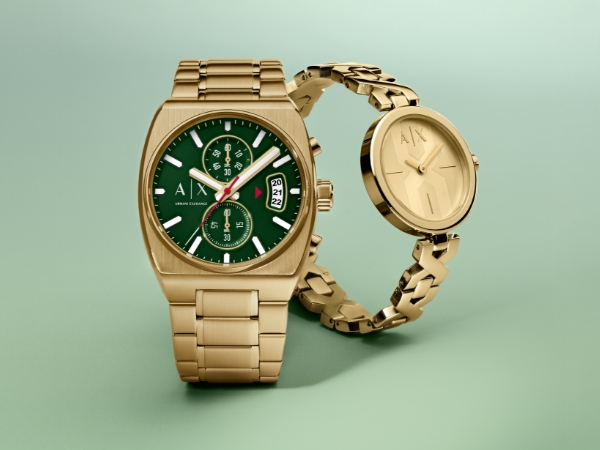 Amazon.com: Armani Exchange A|X Men's Three-Hand Stainless Steel