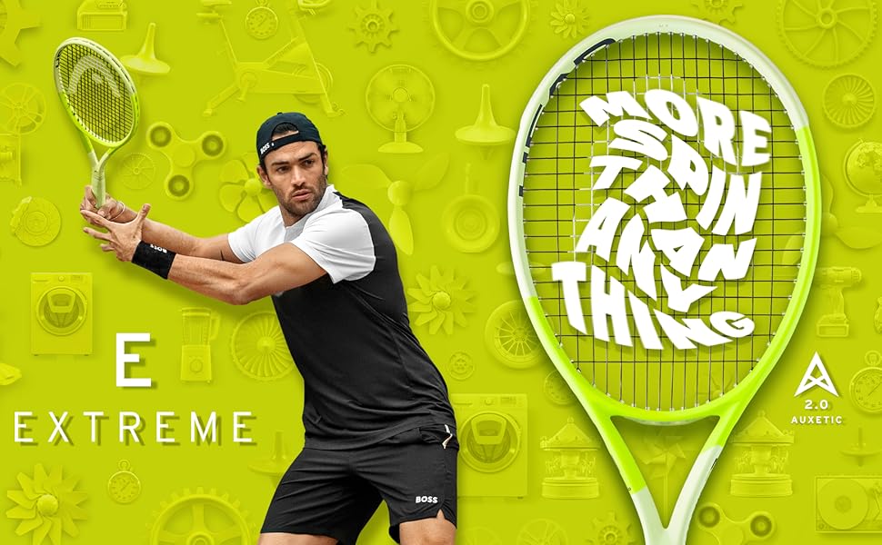 Amazon.com: HEAD Auxetic 2.0 Extreme Pro Tennis Racquet (4 1/8