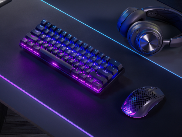 Amazon.com: SteelSeries Apex Pro Mini Wireless Keyboard - 60