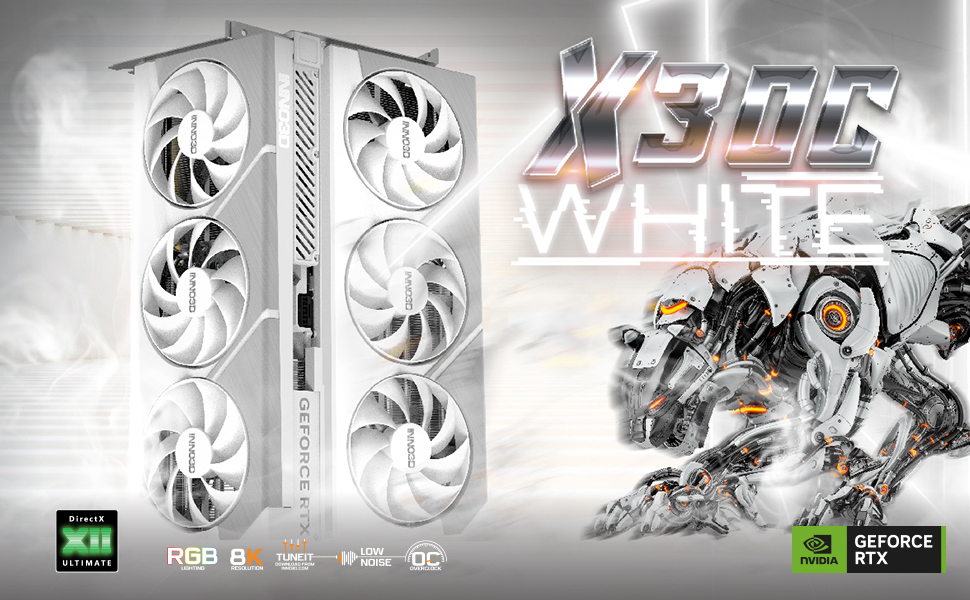 Amazon | Inno3D GeForce RTX 4090 X3 OC WHITE グラフィックスボード