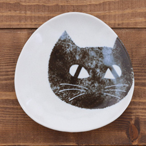 Amazon.co.jp: EAST table（イーストテーブル）中皿 ねこまるけ