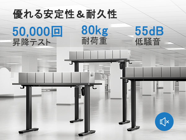 Amazon | ErGear 電動 昇降デスク 一枚板 スタンディングデスク 幅