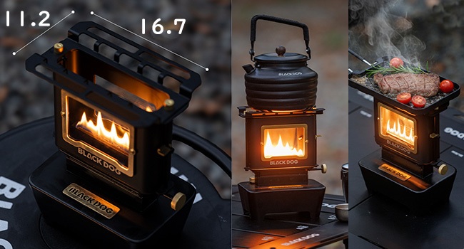 Amazon.co.jp: Blackdog アイロンストーブ 一台6役 380ml大容量 8hに