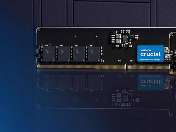 Crucial 16GB DDR5 RAM, 4800MHz CL40 Desktop Memory, UDIMM 288-Pin