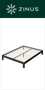 Amazon｜ZINUS 布張り ベッドフレーム シングル Curtis Upholstered