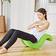 Amazon.co.jp: ショップジャパン ゆらころん グレー トレーニング 腹筋