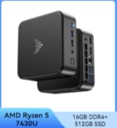 NiPoGi E3B Mini PC AMD Ryzen 5 7430U(up to 4.3GHz 6C/12T) Mini
