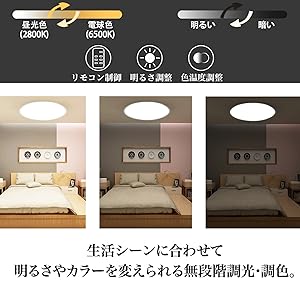 Amazon.co.jp : LEDシーリングライト 8畳10畳 33W シーリングライト