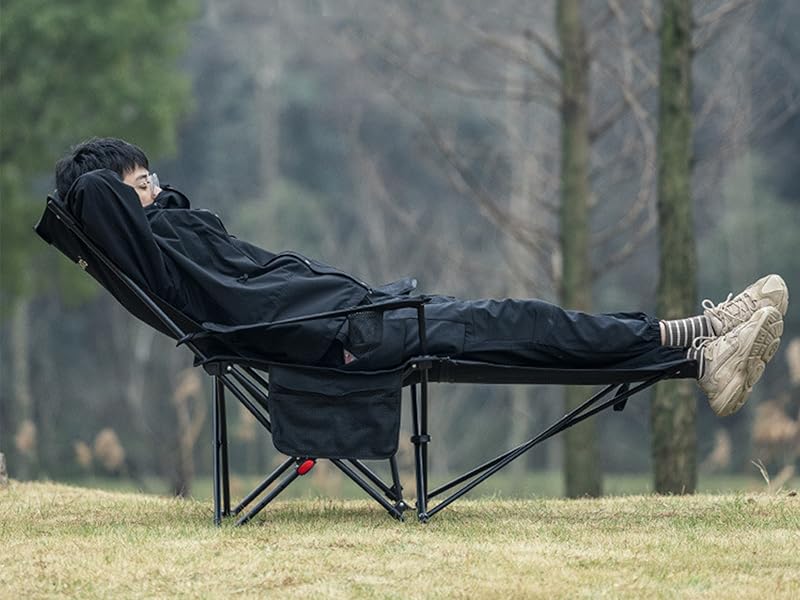 Amazon.co.jp: Blackdog キャンプ椅子 レイチェア 120Kg耐荷重 4段階