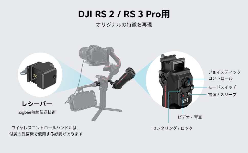 Amazon.co.jp: SmallRig RS 2 ・ RS 3 Pro用 ハンドグリップ