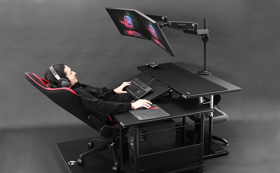 Amazon.co.jp: Bauhutte (バウヒュッテ) ロング モニターアーム GS