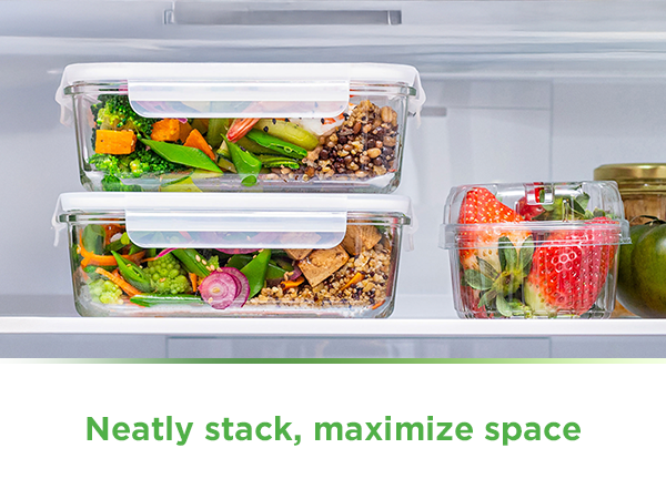 Amazon.com: Prep Naturals Glass Meal Prep Containers - Oven