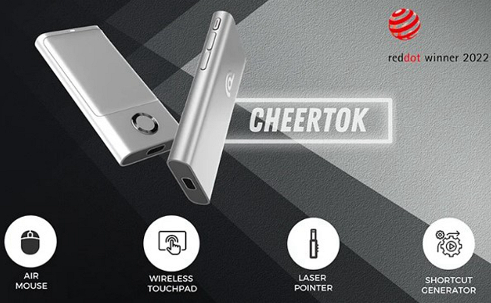 Amazon.co.jp: 【日本正規代理店品】CheerTok タッチパッド エアマウス