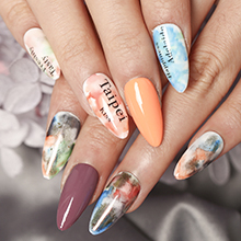 Amazon | Modelones ジェルネイル ネイルカラーインク マーブル