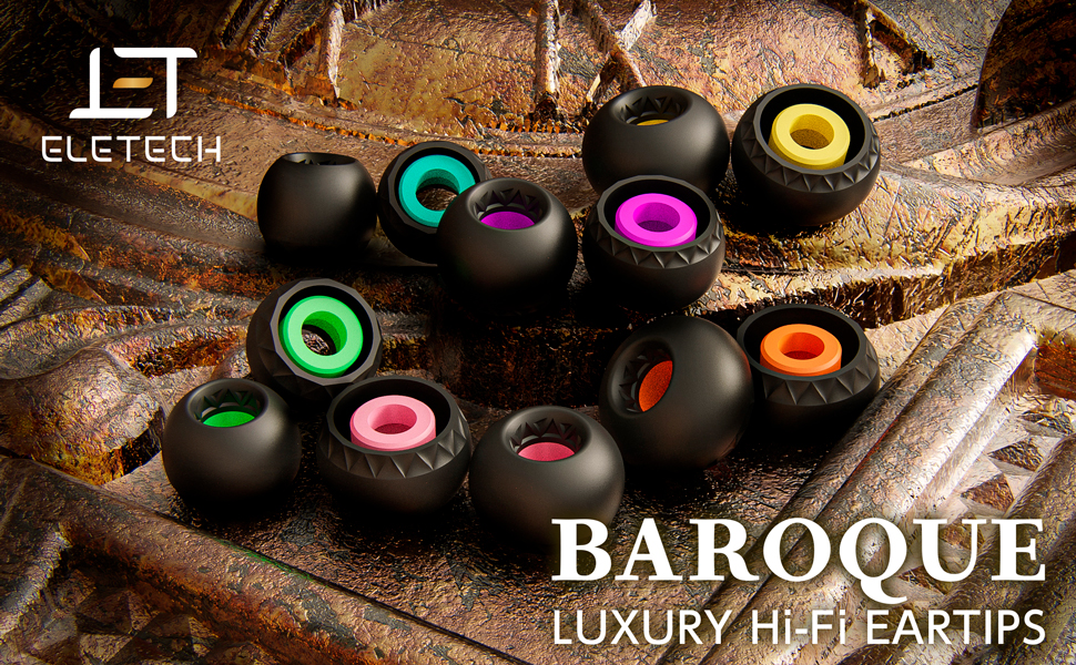 Amazon.co.jp: ELETECH Baroque Ear Tips 2 Pairs (Genuine Domestic