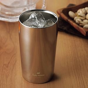 Amazon｜カクセー 真空二重 タンブラー 450ml シルバー 鏡面加工