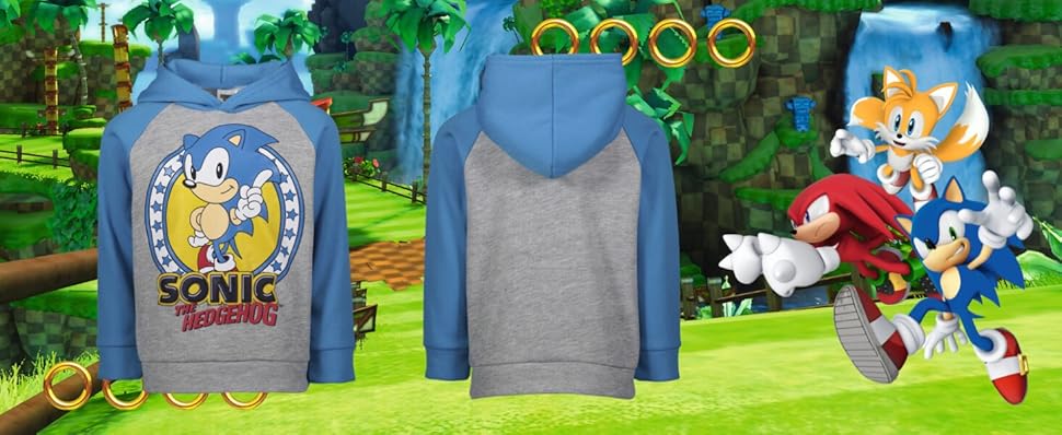 Amazon.com: SEGA Sonic The Hedgehog Toddler BoysFleece Pullover
