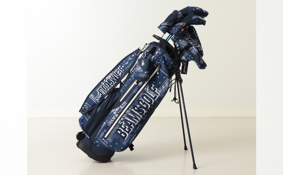 Amazon.co.jp: [ビームスゴルフ] キャンパス・バッグ バンダナプリント