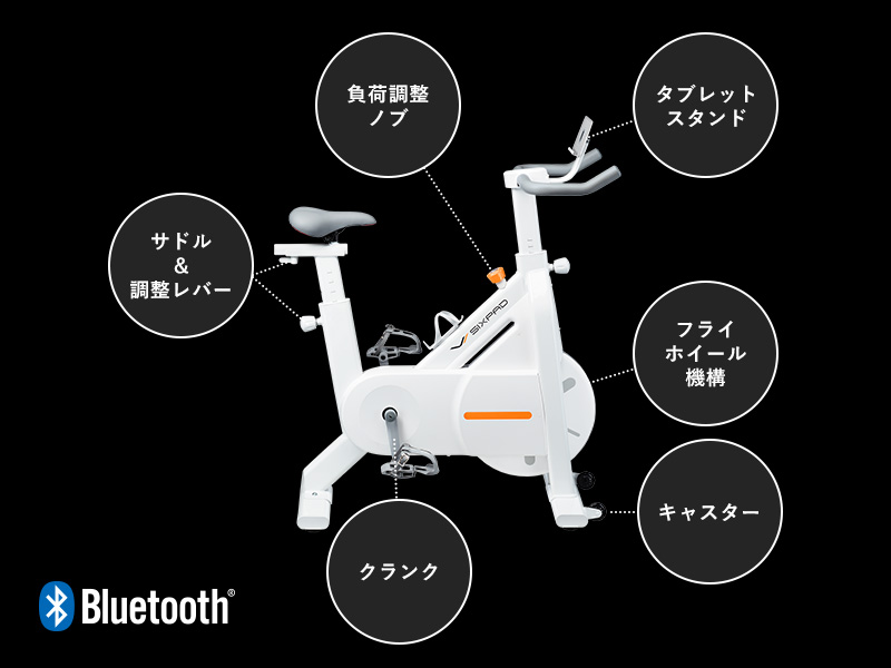 Amazon.co.jp: シックスパッド ザ バイク スマート/SIXPAD The Bike