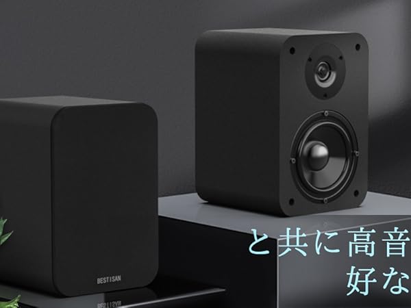 Amazon.co.jp: BESTISAN SD01ブックシェルフスピーカー 2ch Bluetooth