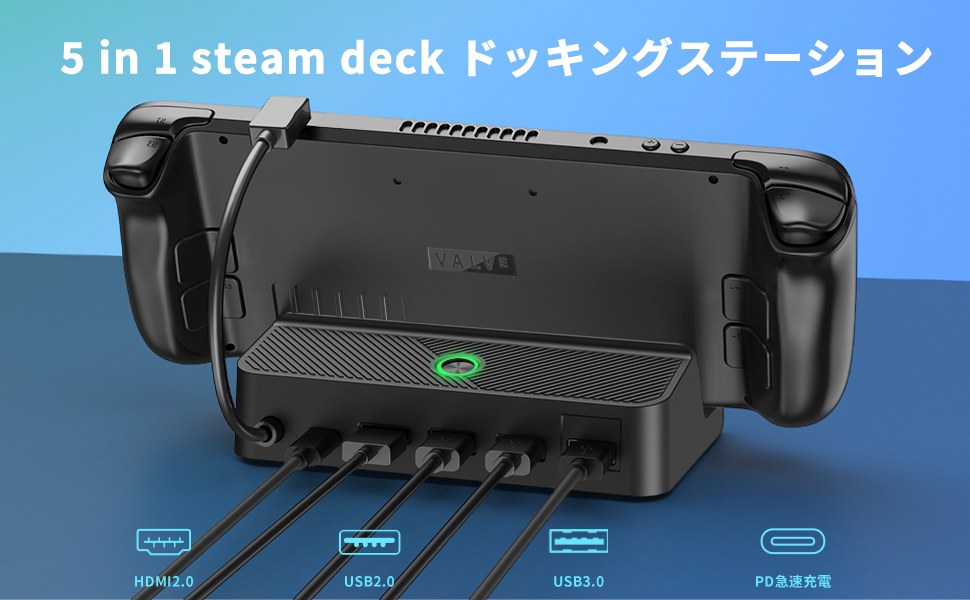 Amazon | Steam Deck用ドック【新登場-4K1080p対応】AOLION Steam Deck