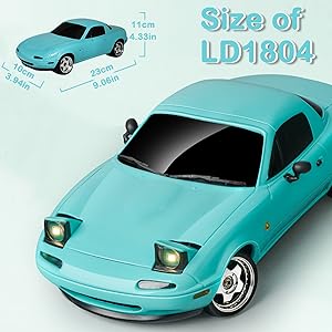 Amazon.com: Skymaker LDR/C LD1804 RC Drift Car 1/18 Mini Drift RC
