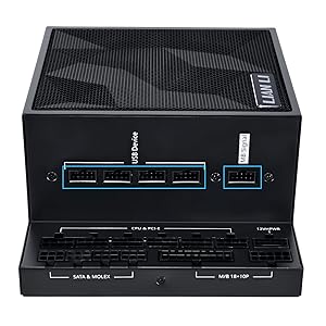 Amazon | LIANLI ATX 3.1 PC電源 EDGE 1300 BLACK L-Shapeデザイン