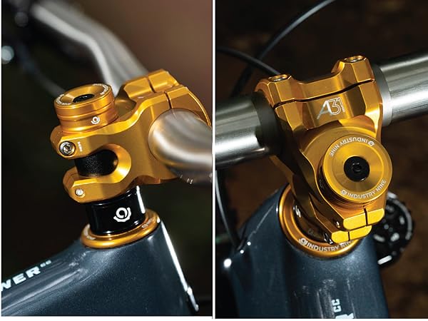 Amazon.com : Industry Nine A35 Bike Stem - Black 35mm Mountain