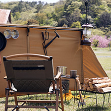 Amazon | WAQ 焚き火陣幕 TC WAQ-JMK1 ソロ用陣幕 焚火陣幕 風よけ