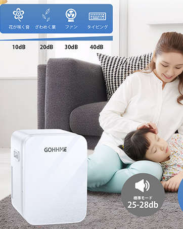 Amazon | GOHHME ミニ冷蔵庫 10L 0~65℃ 小型 冷温庫 ポータブル 保冷