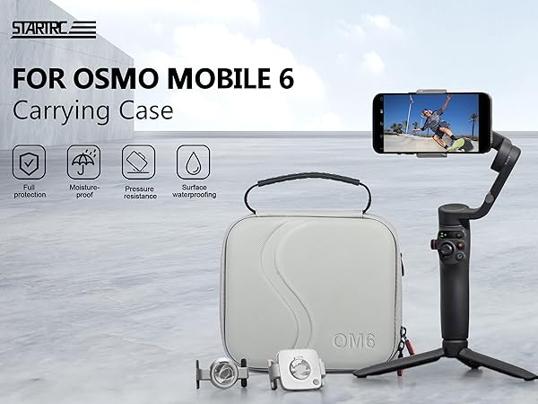 Amazon.co.jp: STARTRC DJI向けOsmo Mobile 6ケース 収納ケース 防水