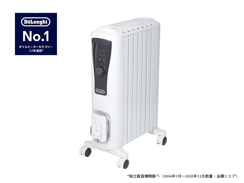 Amazon | デロンギ オイルヒーター ユニカルド 最大10畳 ゼロ風暖房