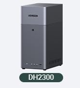 Amazon.co.jp: UGREEN NAS DH4300 Plus 4ベイ デスクトップNAS 8GB