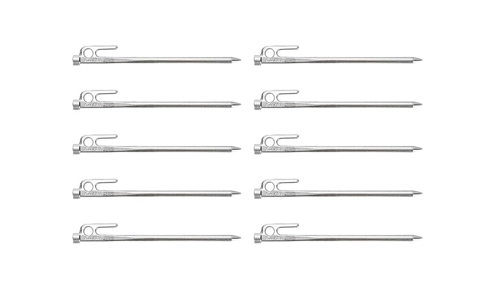 Amazon.co.jp: Snow Peak Pegs 65th Anniversary Limited Chrome Solid