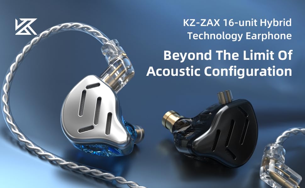 Amazon.co.jp: KZ ZAXメタルヘッドセット7BA+1DDハイブリッド16