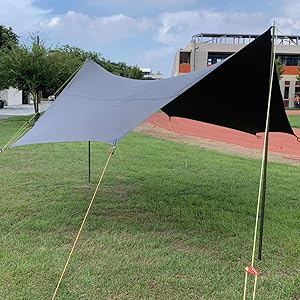 Amazon | TIANBOLANG タープ TC Tarp (4.3m*4m) 防水タープ