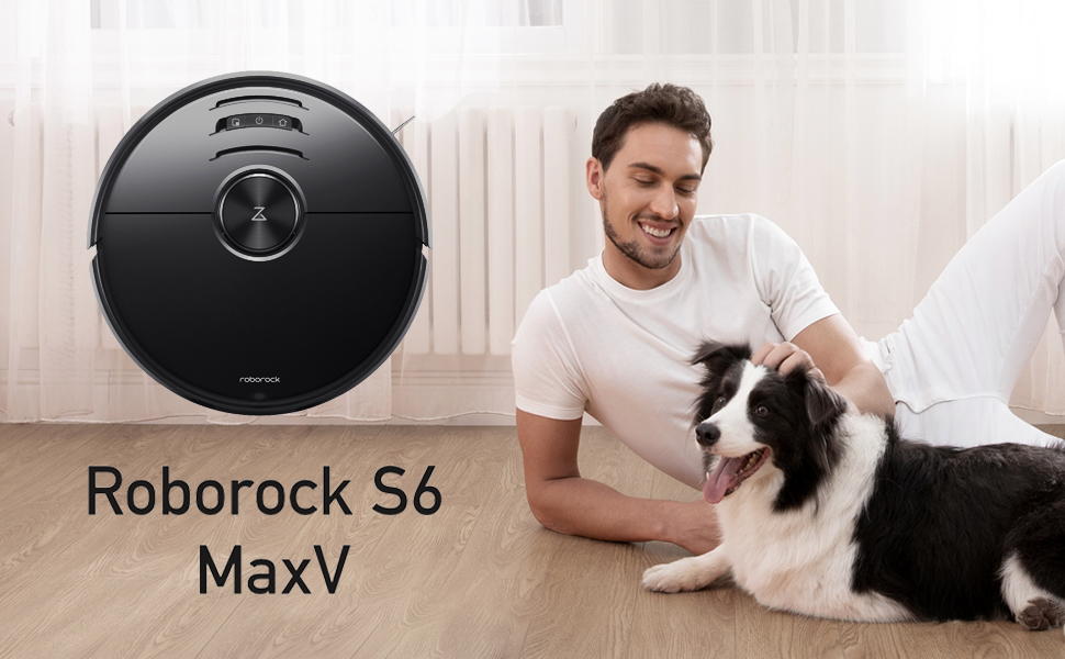 Amazon.co.jp: Roborock S6 MaxV S6V52-04 Cleaning Robot (Black