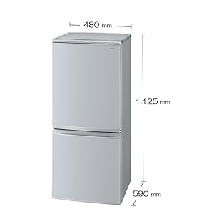 Amazon.co.jp: シャープ SHARP 冷蔵庫(幅48.0cm) 137L つけかえどっち