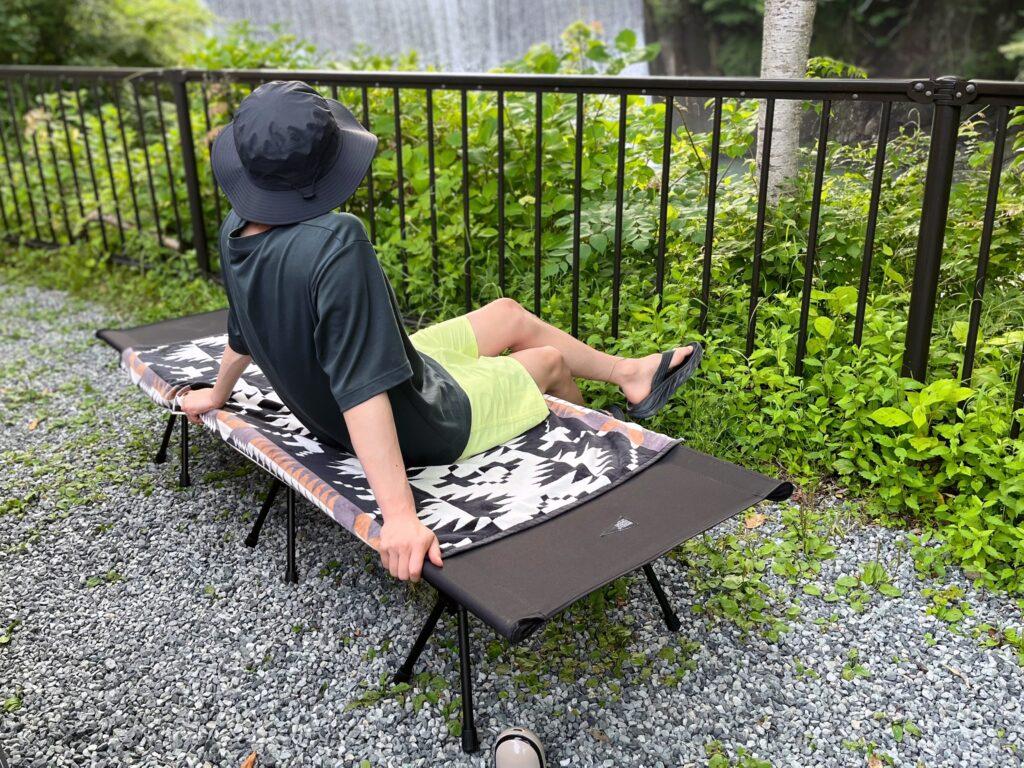 NY発ブルックリンアウトドアカンパニーのコット買ってみた！女性の